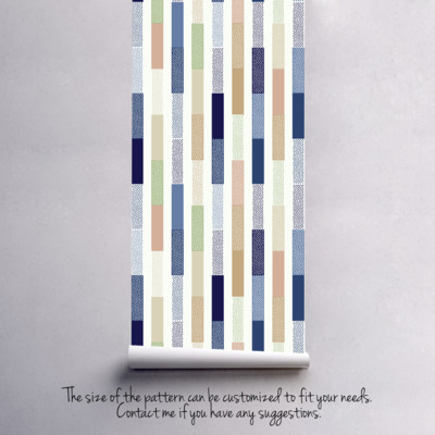 Fotobehang Polka dot strepen