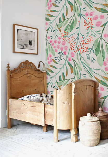 Fotobehang Meisjesachtige bloemen