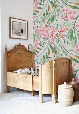 Fotobehang Meisjesachtige bloemen