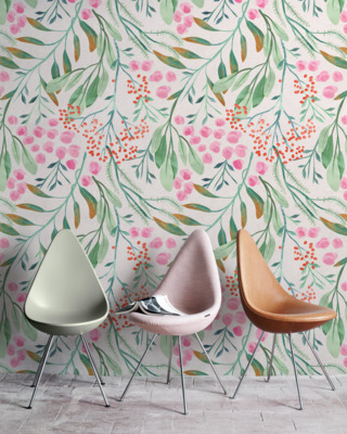 Fotobehang Meisjesachtige bloemen