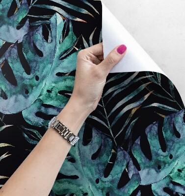 Fotobehang Donkere Monstera