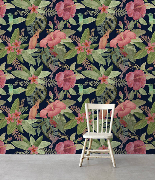 Fotobehang Symfonie van bloemen