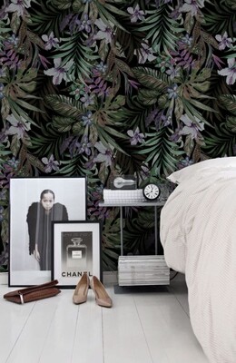 Fotobehang Exotische bloemen