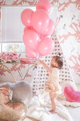 Fotobehang Bloemenschets