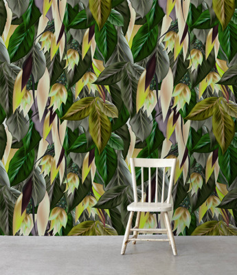 Fotobehang Tropische struik