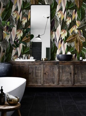 Fotobehang Tropische struik