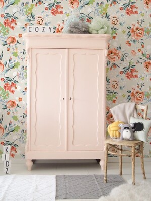 Fotobehang Rozenpatroon