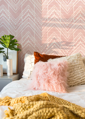 Fotobehang Charmant Azteeks patroon