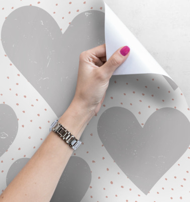 Fotobehang Grijze magie van liefde