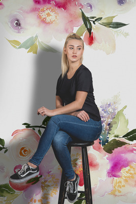 Fotobehang Boeket met wilde bloemen