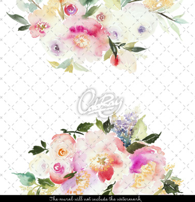 Fotobehang Boeket met wilde bloemen