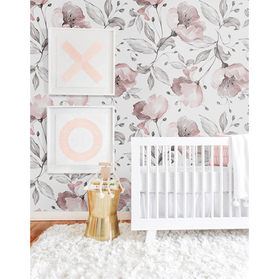 Fotobehang Subtiele bloemen met een delicate kleur