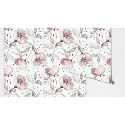 Fotobehang Subtiele bloemen met een delicate kleur