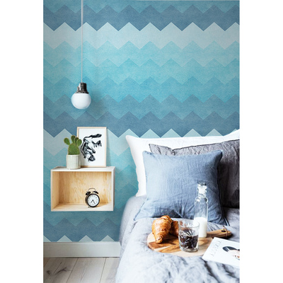 Fotobehang Abstracte zigzags