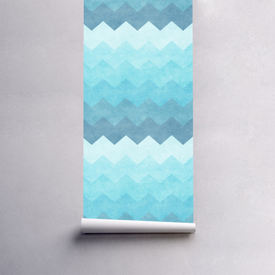 Fotobehang Abstracte zigzags