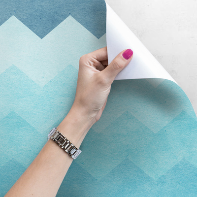 Fotobehang Abstracte zigzags