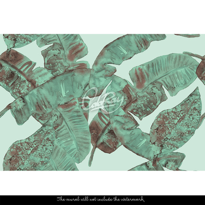 Fotobehang Rustend in de schaduw van de bladeren