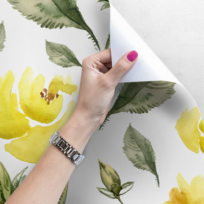 Fotobehang Lente in zonnige kleuren