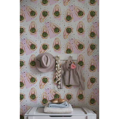 Fotobehang Pastel Cactussen