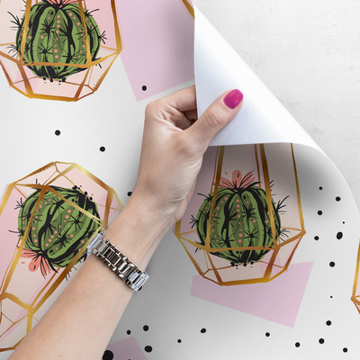 Fotobehang Pastel Cactussen