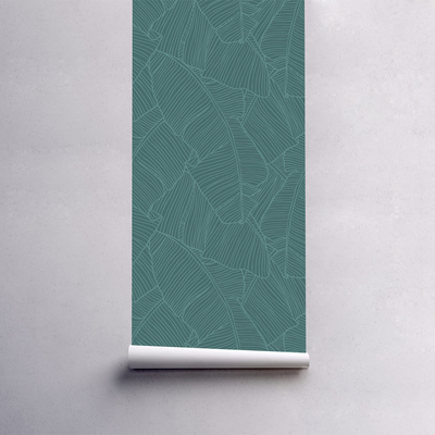 Fotobehang Blad Zeediepte