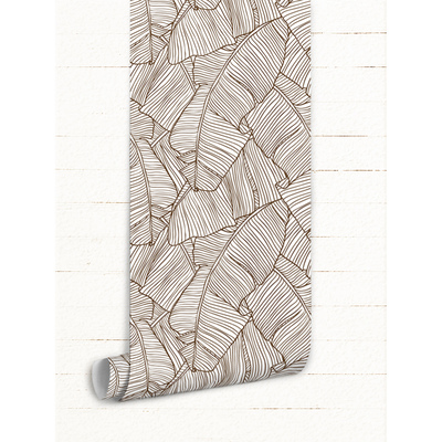 Fotobehang Mooie bruine bladeren