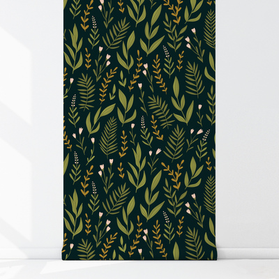 Fotobehang Wilde bloemen en kruiden