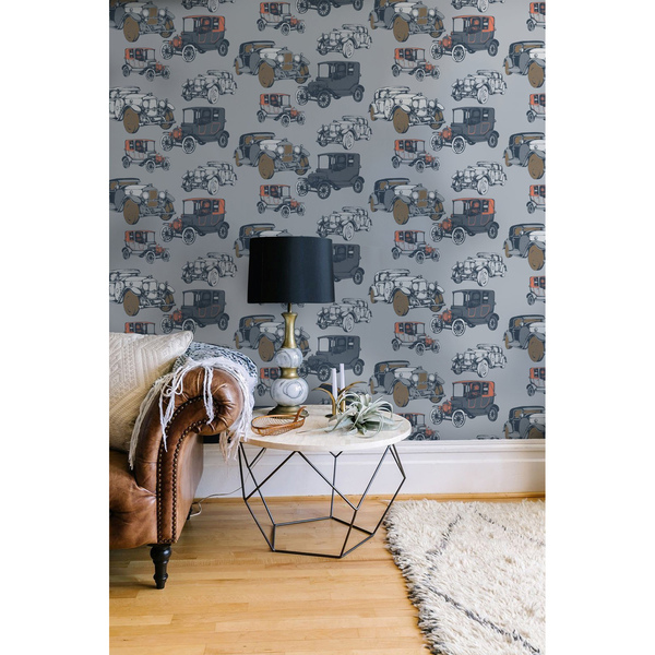 Fotobehang Bij de oldtimerrally