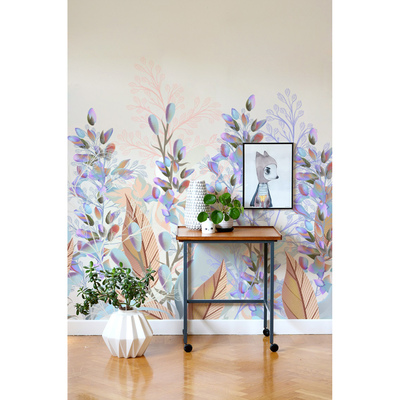 Fotobehang Pastelkleurengekte