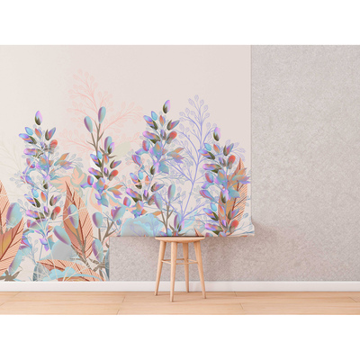 Fotobehang Pastelkleurengekte