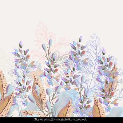 Fotobehang Pastelkleurengekte