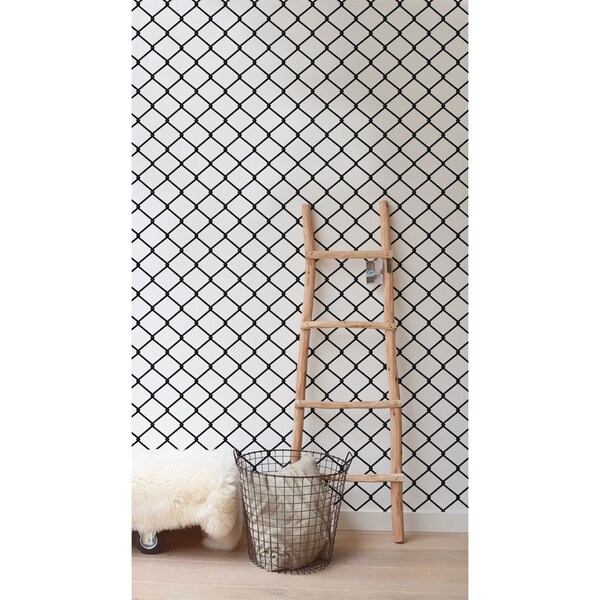 Fotobehang Zwart tuingaas