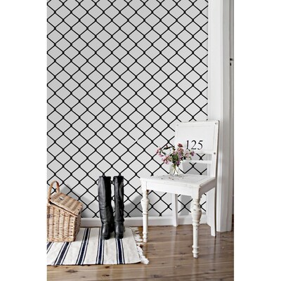 Fotobehang Zwart tuingaas