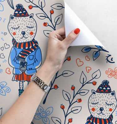 Fotobehang Decemberwandeling