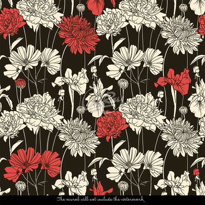 Fotobehang Mysterieuze bloemen