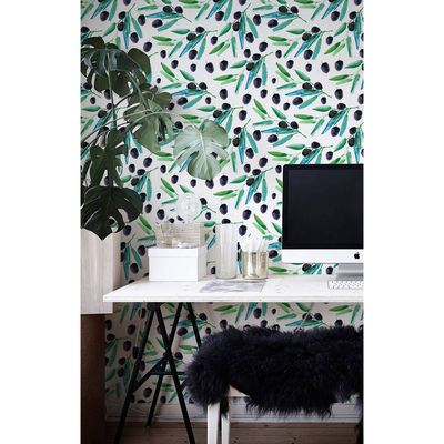 Fotobehang Zwarte olijven