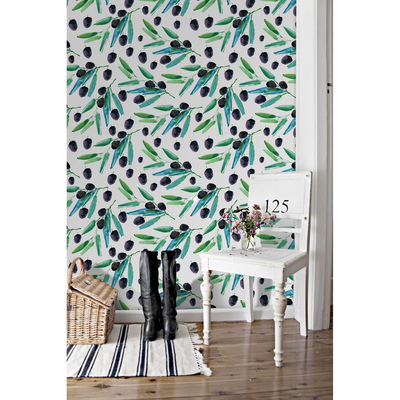 Fotobehang Zwarte olijven