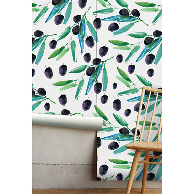 Fotobehang Zwarte olijven