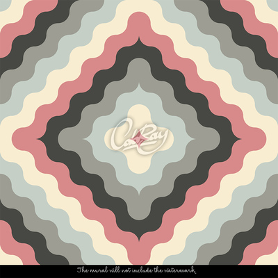 Fotobehang Hypnotiserende kleuren