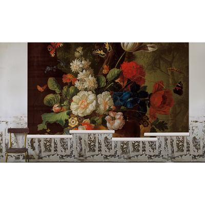Fotobehang Barok bloemenboeket