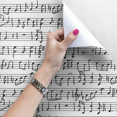 Fotobehang Een notitieboekje vol aantekeningen