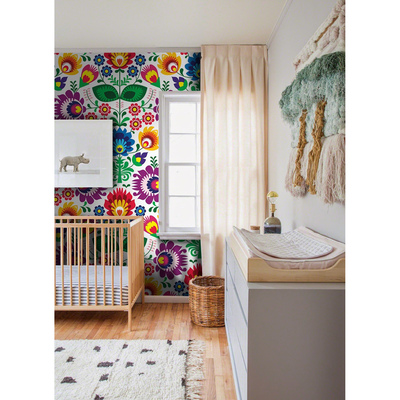 Fotobehang Folkloristische stijl