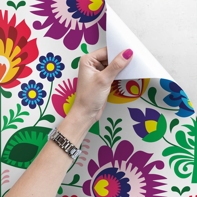 Fotobehang Folkloristische stijl