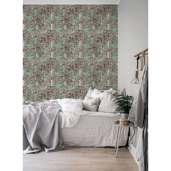 Fotobehang Rustgevende momenten op het gras