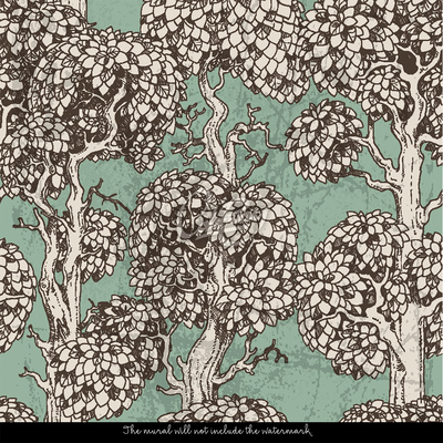 Fotobehang Rustgevende momenten op het gras