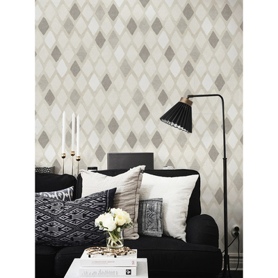 Fotobehang Een vleugje klassiek, ruiten!