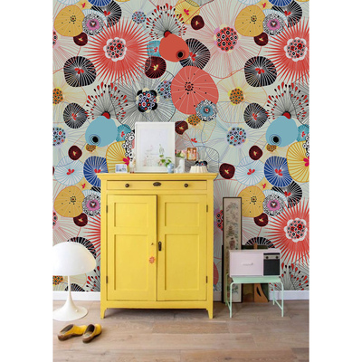 Fotobehang Kleurrijke tuin