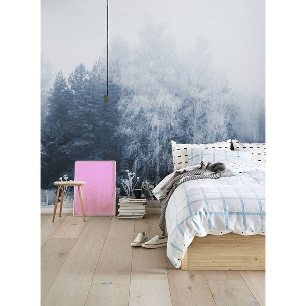 Fotobehang Bomen onder een donsdeken