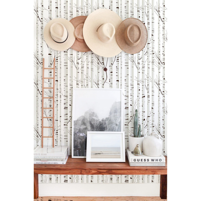 Fotobehang Witte berk