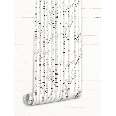 Fotobehang Witte berk